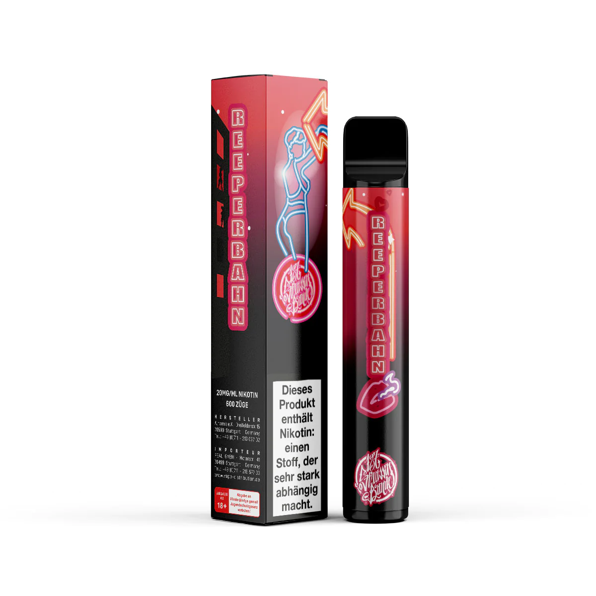 187 Vape - Reeperbahn - 20mg/ml Nikotin  